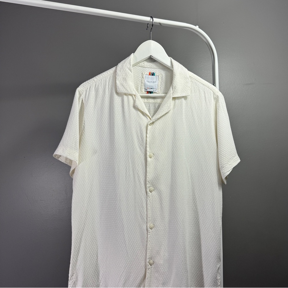 SOLD ON DEPOP : Cactus Man Camp Collar Shirt